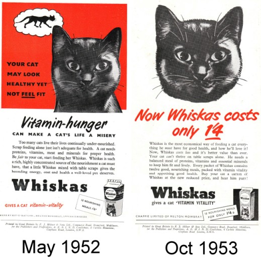 BRITISH CAT FOOD BRANDS A HISTORY