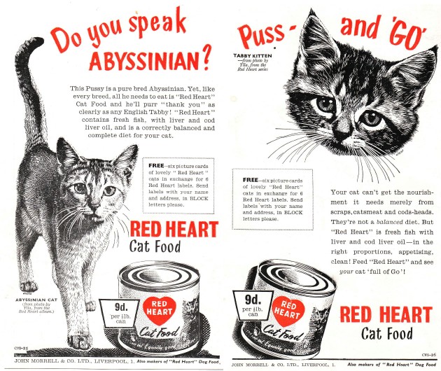 BRITISH CAT FOOD BRANDS A HISTORY