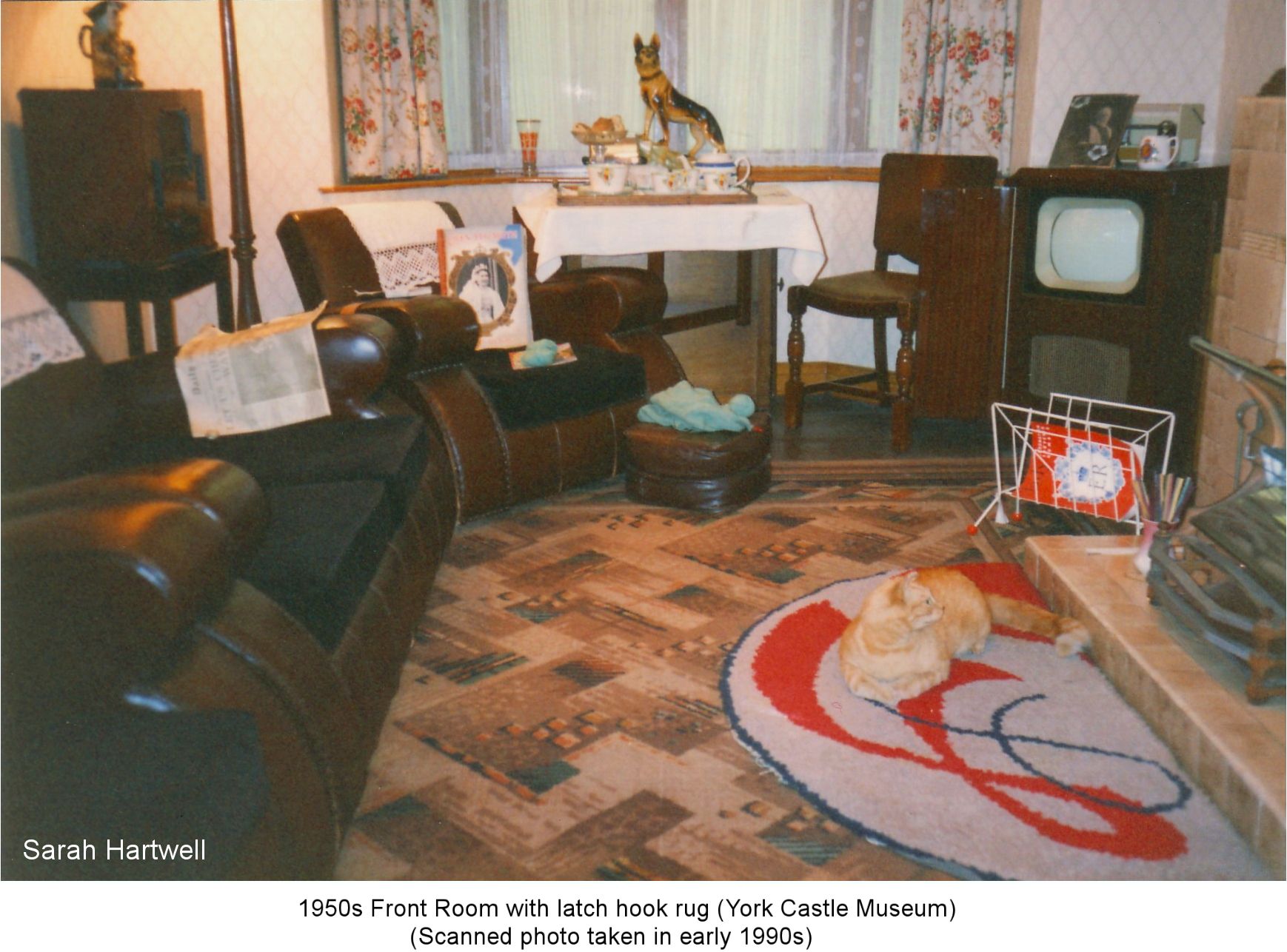 rugmaking history 1950s, York Castle Museum