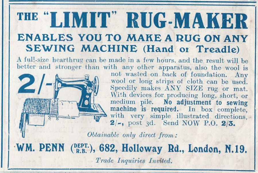 RUGS - TOOLS AND ACCESSORIES: HOOKS, CLAMPS AND RAPID METHODS