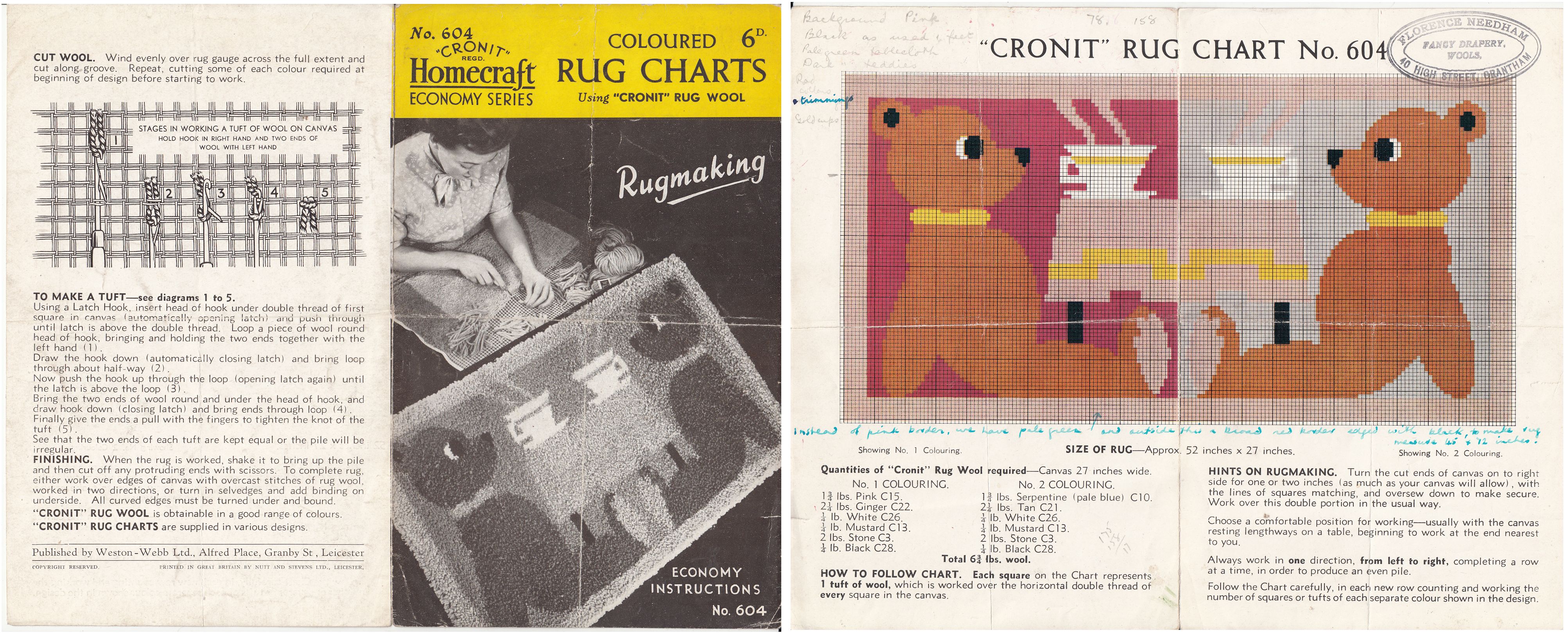 cronit rug chart