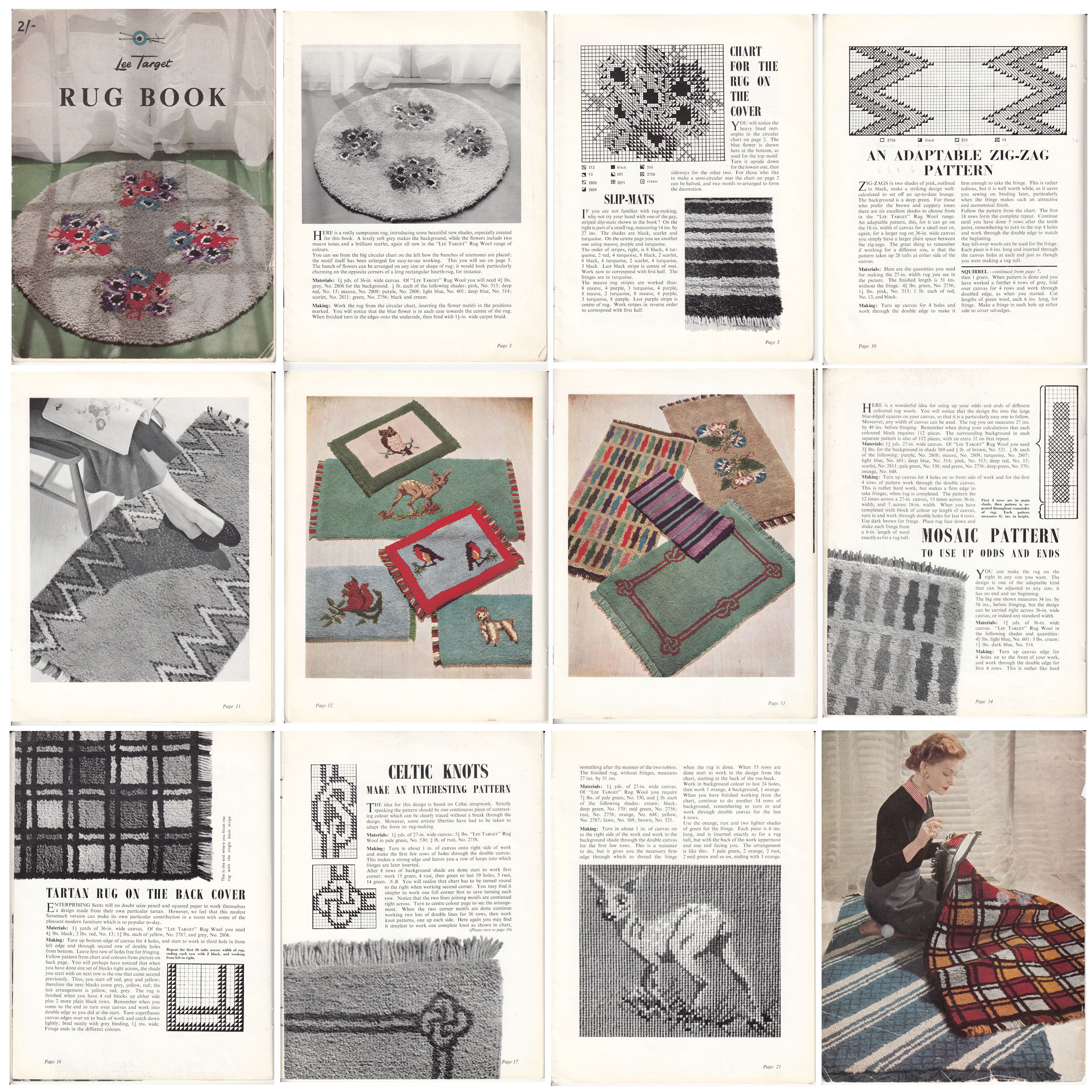 lee target rug booklet patterns