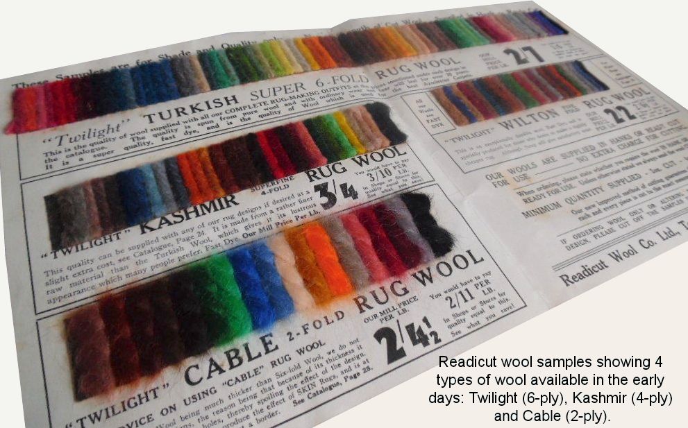 RUGMAKING SUPPLIES READICUT