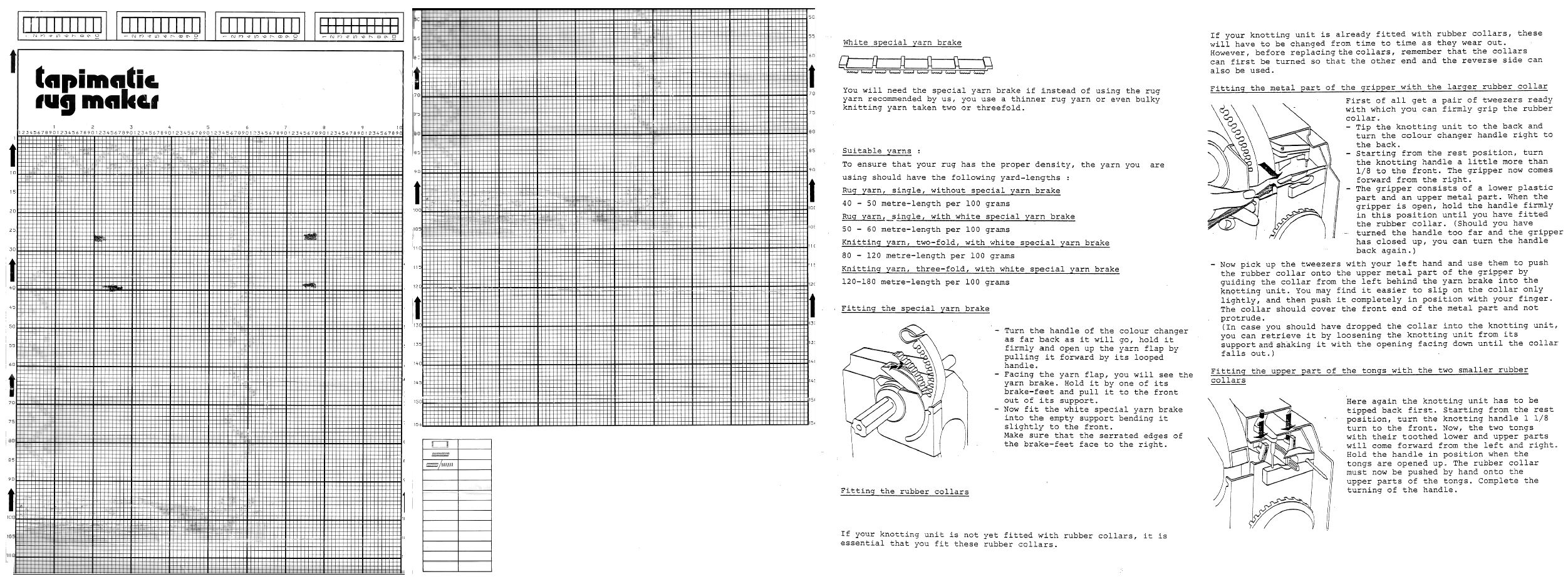 Zweigart Latch Hook Canvas for Rug Making 3 Count/Hpi -Various Lengths  Available